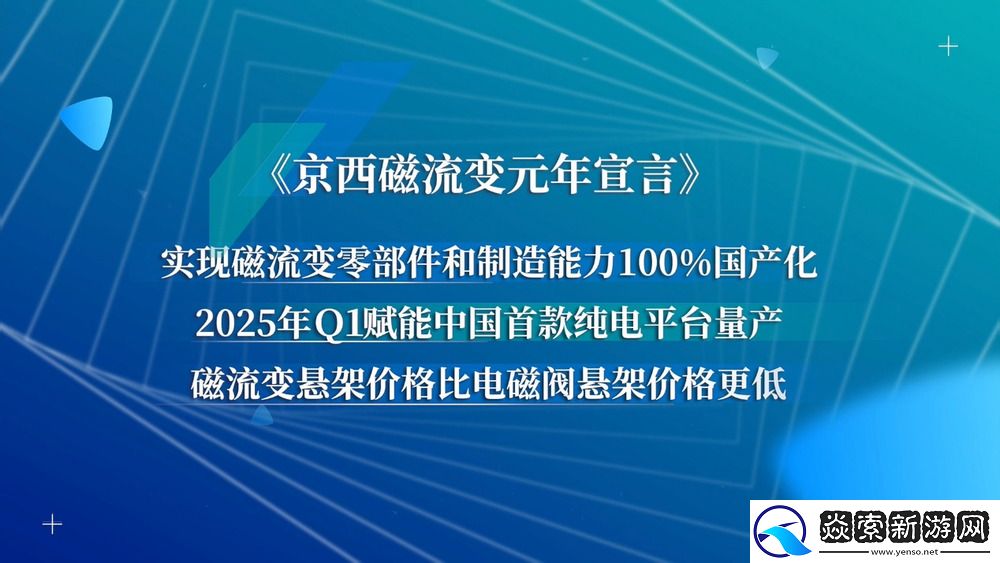 京西集团第四代MagneRide磁流变悬架国产