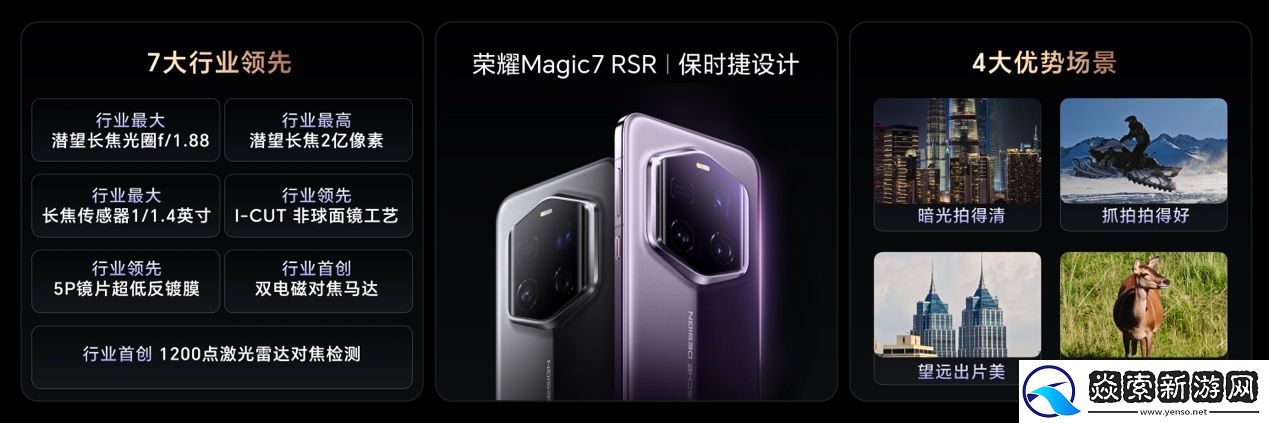 荣耀Magic7系列全面升级大王影像