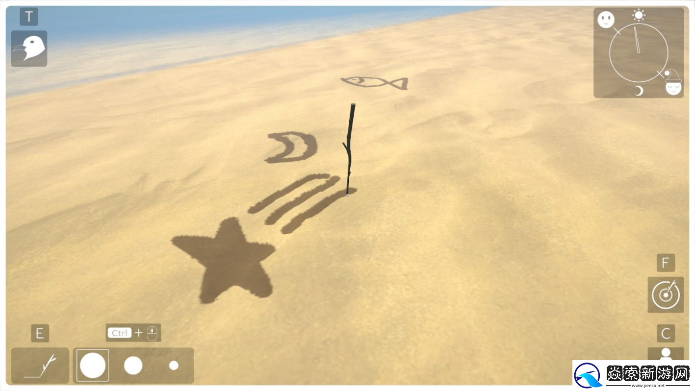 沙滩绘画游戏Shore