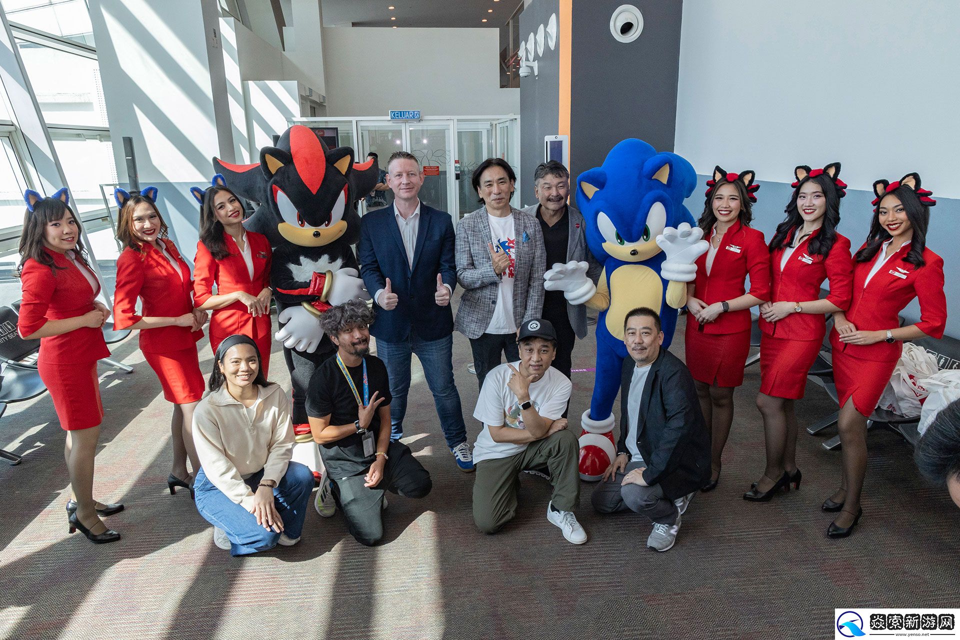 亚洲航空联合世嘉共同庆祝刺猬索尼克航班起航