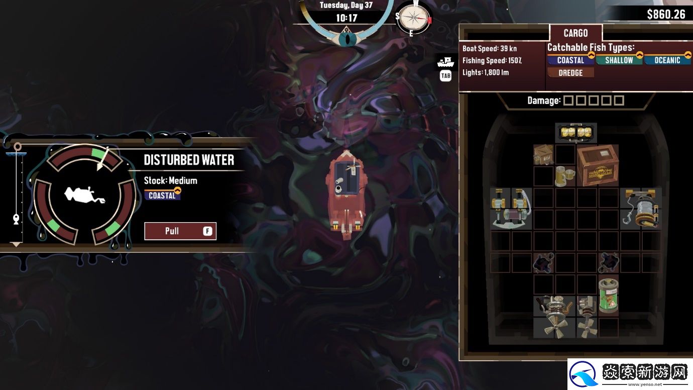 热门克苏鲁钓鱼游戏渔帆暗涌DLC铁岛深渊现已上线