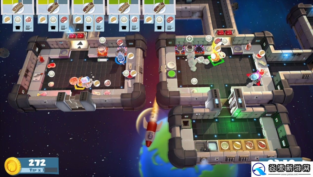 混乱友尽多人合作游戏胡闹厨房