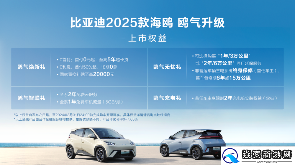 比亚迪2025款海鸥正式上市
