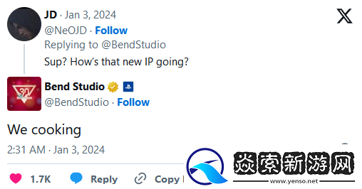 往日不再开发商回应新作进度